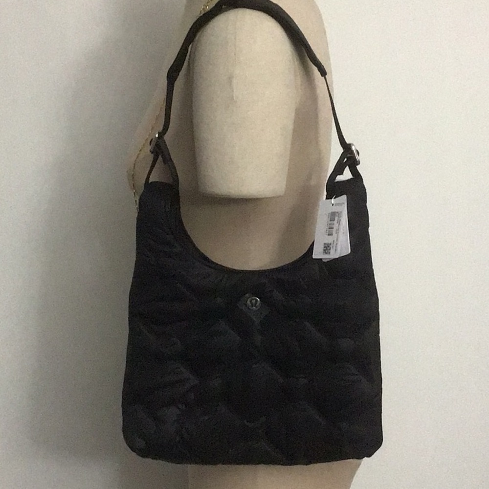 NWT Lululemon Quilty Pleasures Shoulder Bag MINI Black